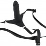 Силиконовый страпон на регулируемых ремешках Silicone Strap-On - 17 см.