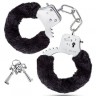 Черные игровые наручники Cuffs