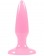 Розовая, светящаяся в темноте анальная пробка Firefly Pleasure Plug Mini Pink - 8,1 см.