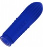 Синяя вибропуля Turbo Rechargeable Bullet Lush - 9,8 см.