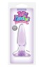 Фиолетовая анальная мини-пробка Jelly Rancher Pleasure Plug Mini - 8,1 см.