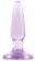Фиолетовая анальная мини-пробка Jelly Rancher Pleasure Plug Mini - 8,1 см.
