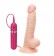 Телесный реалистик G-GIRL STYLE 7INCH VIBRATING DONG - 17,8 см.