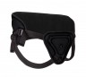 Чёрный страпон Deluxe Silicone Strap On 8 Inch - 20,5 см.