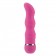 Розовый волнообразный вибромассажер 7-Function Silicone Dreams - 16 см.