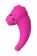Розовый вакуум-волновой стимулятор клитора Dino с вибрацией