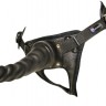 Насадка-фаллоимитатор на кожаных трусиках Harness Ultra Realistic 6,5  - 18,5 см.