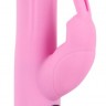 Розовый вибратор-кролик с ротацией Rotating Rabbit - 21,7 см.