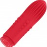 Красная вибропуля Turbo Rechargeable Bullet Lush - 9,8 см.