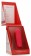 Красная вибропуля Turbo Rechargeable Bullet Lush - 9,8 см.