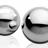 Серебристые вагинальные шарики Medium Weight Ben-Wa Balls