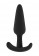 Чёрный анальный стимулятор Butt Plug No.29 - 12,5 см.