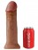 Кофейный фаллоимитатор на присоске 11  Cock - 28 см.