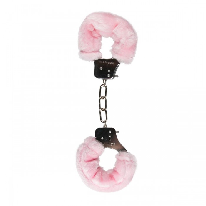 Наручники с розовым мехом Furry Handcuffs