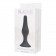 Большая анальная пробка из силикона ANAL BOTTLE PLUG SILICONE LARGE - 12,5 см.