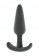Серый анальный стимулятор Butt Plug No.29 - 12,5 см.