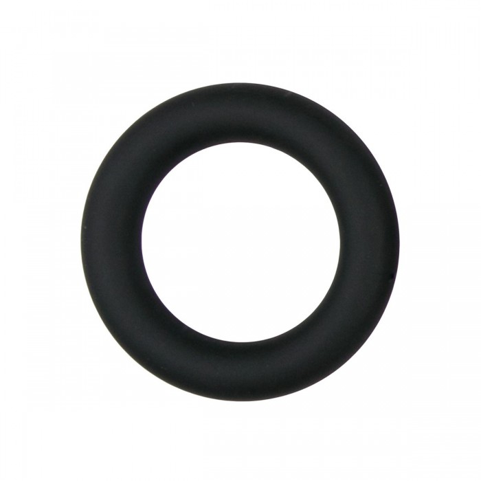Черное эрекционное кольцо Silicone Cock Ring Small