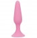 Розовая анальная пробка BEAUTIFUL BEHIND SILICONE BUTT PLUG - 11,4 см.