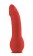 Красный страпон Deluxe Silicone Strap On 8 Inch - 20,5 см.