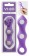 Фиолетовый вибратор VI-BO STICK BALL - 12,9 см.