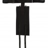 Черная сбруя на предплечья с фиксацией рук Torso Restraints