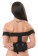 Черная сбруя на предплечья с фиксацией рук Torso Restraints