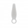 Прозрачная анальная пробка с ручкой-кольцом JAMMY JELLY ANAL FINGER PLUG CRYSTALL - 7,2 см.