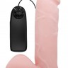 Телесный реалистик на присоске Erowoman - 19,5 см.