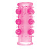 Эластичная насадка с бусинками Silicone Lil  Pearl Pleasure Sleeve