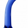 Синий стимулятор из стекла Chrystalino G-Rider - 18,3 см.