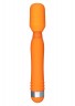 Оранжевый массажер FUNKY WAND MASSAGER - 20 см.