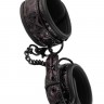 Фиолетово-чёрные оковы на ноги BLAZE ANKLE CUFF PURPLE