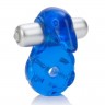 Синее эрекционное кольцо с утенком Micro Vibe Arouser Power Duckie