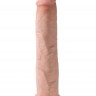 Телесный фаллоимитатор-гигант на присоске 13  Cock - 33 см.