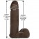 Коричневая насадка Vac-U-Lock 6  ULTRASKYN Cock - 17,3 см.