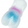 Прозрачный реалистичный мастурбатор Juicy Pussy Crystal Wave