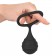 Черное силиконовое кольцо Cock ring   weight с утяжелением