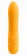 Вибратор Neon Luv Touch Wave Orange - 19 см.