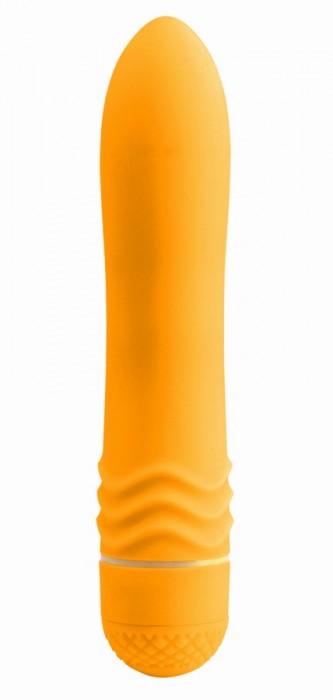 Вибратор Neon Luv Touch Wave Orange - 19 см.