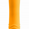 Вибратор Neon Luv Touch Wave Orange - 19 см.