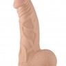Телесный фаллоимитатор Real Extreme Dildo - 23 см.
