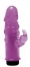 Небольшой вибратор с клиторальным стимулятором MICRO BEAVER VIBRATOR - 12,7 см.