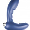Синий стимулятор простаты с вибрацией Wonder Touch Blue