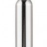 Серебристый уретральный стимулятор со съемным верхом Sinner Hollow Metal Penis Plug - 9 см.