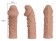 Насадка фаллического вида с венками и шишечками Extreme Sleeve 006 L-size - 16,4 см.