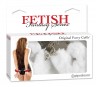 Металлические наручники с белым мехом Original Furry Cuffs
