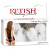 Металлические наручники с белым мехом Original Furry Cuffs