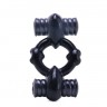 Эрекционное кольцо с двумя вибраторами TLC All Nighter Dual Wireless Cock Ring