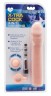 Набор для плотских утех CyberSkin- 3-in-1 Vibrating X-tra Cock: насадка-удлинитель, вибропуля и эрекционное кольцо