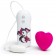 Розовый клиторальный вибростимулятор-сердечко SILICONE PINK HEART CLITORAL VIBRATOR